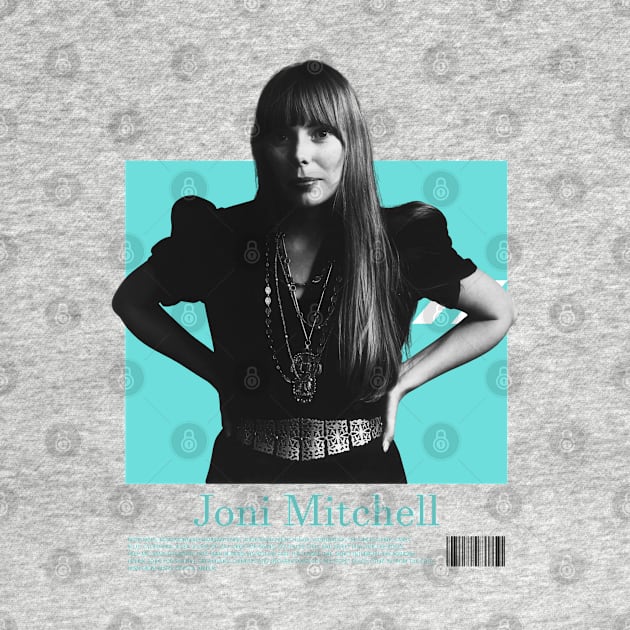 Joni Mitchell // 1970s Fan Art Design by instri